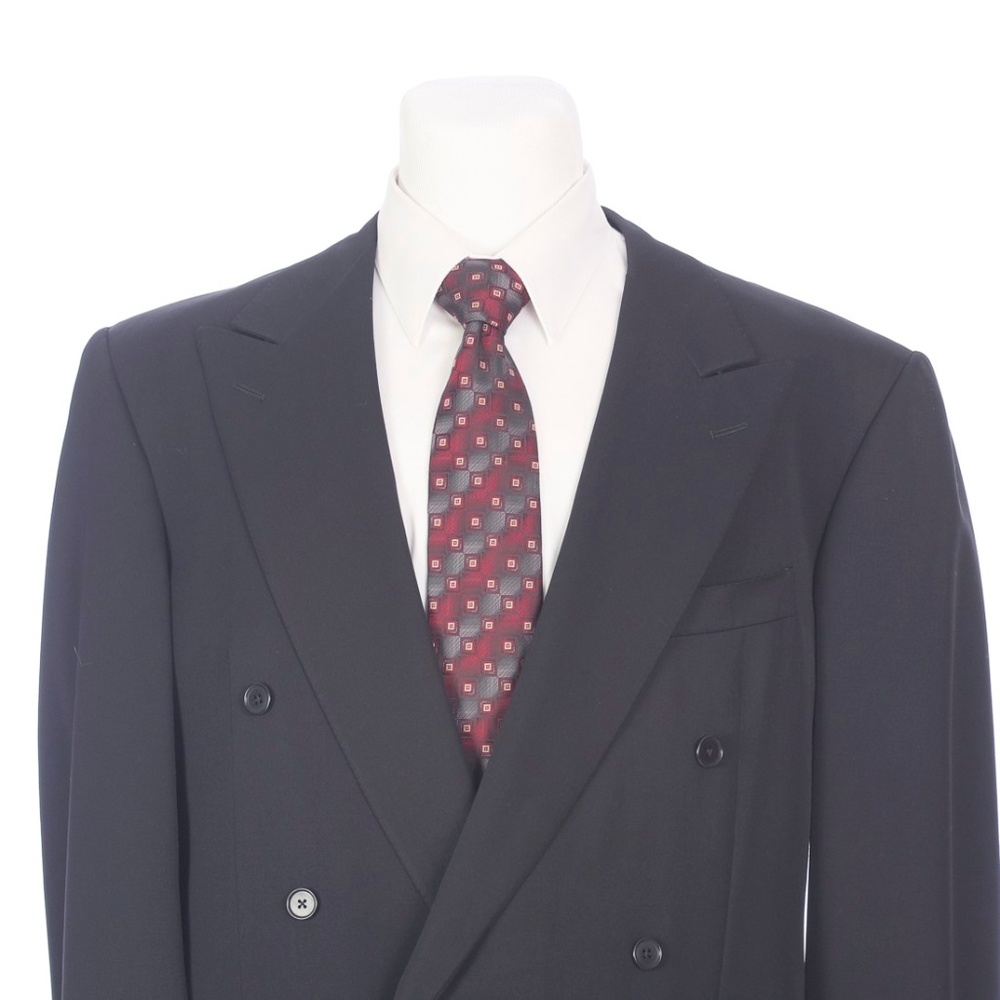 Ermenegildo Zegna Full Canvas Black Sport Coat
